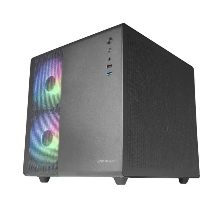Mars Gaming MC-400 Caja Minitorre Gaming FRGB Compacta Negra