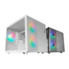 Mars Gaming MC-400 Caja Minitorre Gaming FRGB Compacta Blanca