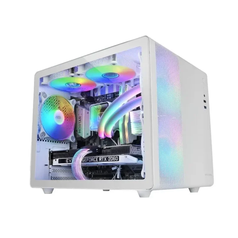 Mars Gaming MC-400 Caja Minitorre Gaming FRGB Compacta Blanca