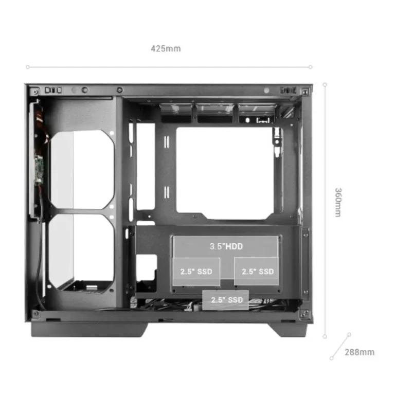 Mars Gaming MC-MIRAGE Caja Semitorre ATX Gaming