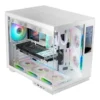Mars Gaming MC-MIRAGE Caja Semitorre ATX Gaming Blanca