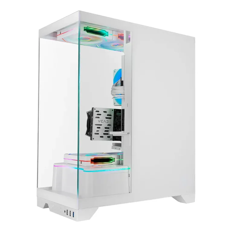 Mars Gaming MC-PRISMA Caja Semitorre Gaming ATX Blanca