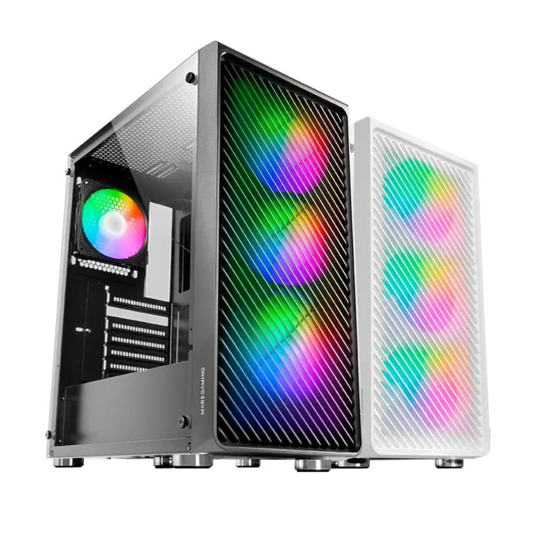 Mars Gaming MC-F ARGB Caja Semitorre Gaming Negra