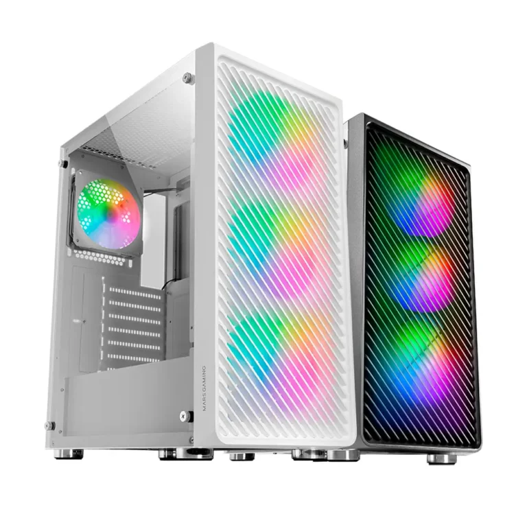 Mars Gaming MC-F ARGB Caja Semitorre Gaming Blanca