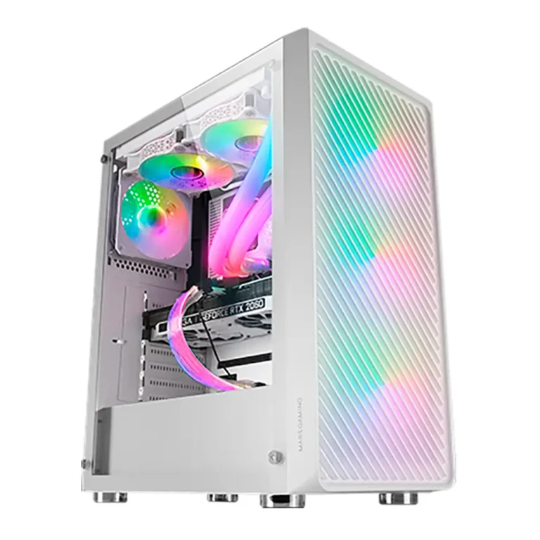Mars Gaming MC-F ARGB Caja Semitorre Gaming Blanca