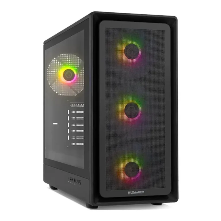 Nox Hummer AERO ARGB HYPERFLOW Caja Semitorre Gaming Negra