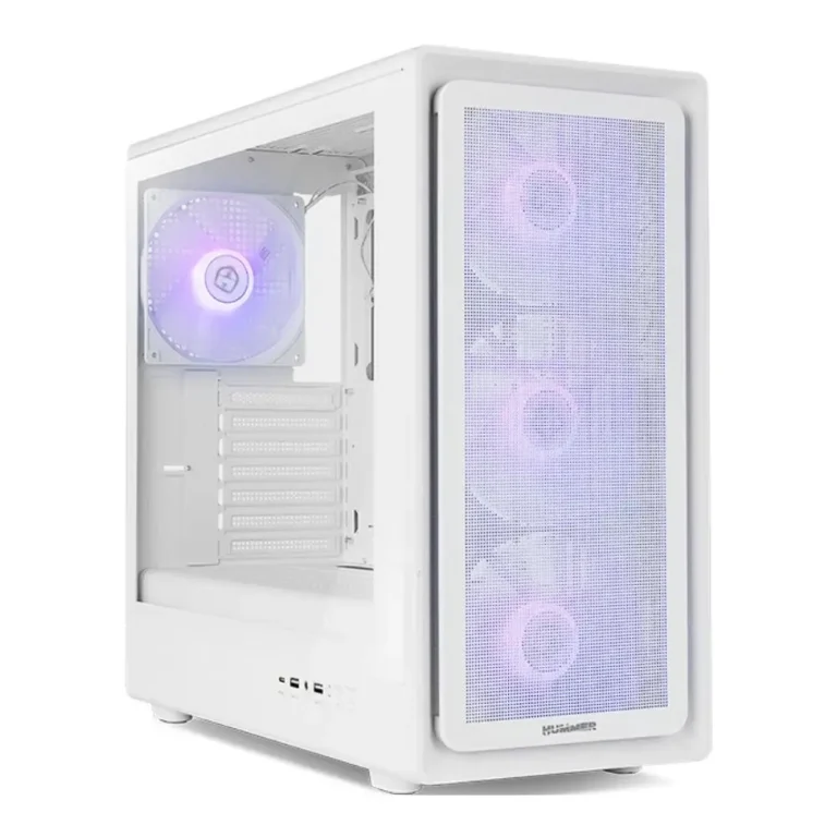 Nox Hummer AERO ARGB HYPERFLOW Caja Semitorre Gaming Blanca