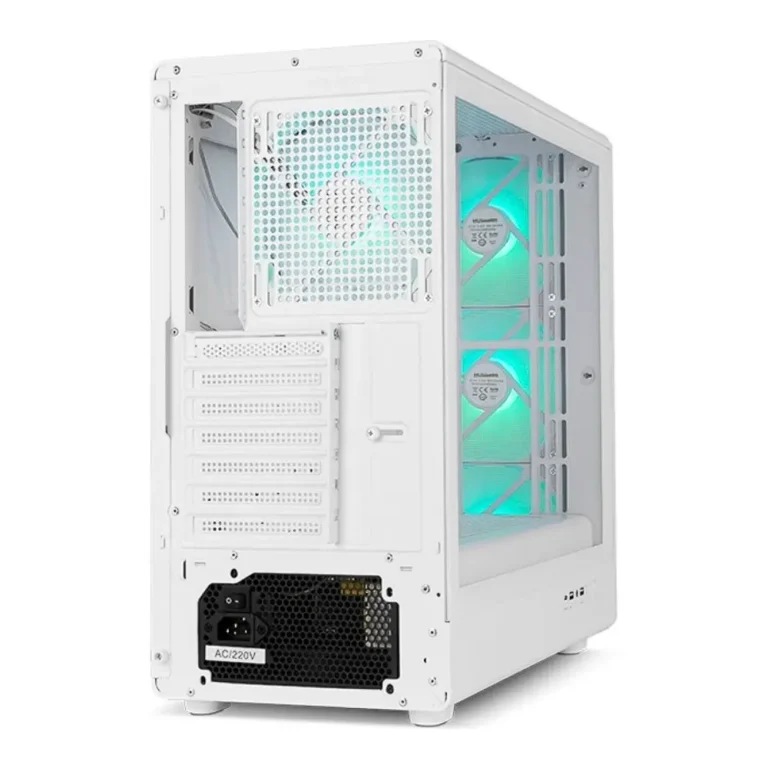 Nox Hummer AERO ARGB HYPERFLOW Caja Semitorre Gaming Blanca