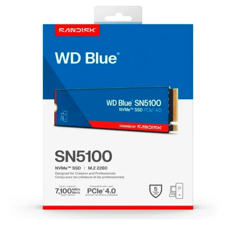 Western Digital WD Blue SN5100 M.2 PCI Express 4.0 NVMe QLC 3D NAND