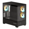 GIGABYTE C201 PANORAMIC Caja Gaming Semitorre ATX RGB Fusion Sin Fuente Negro