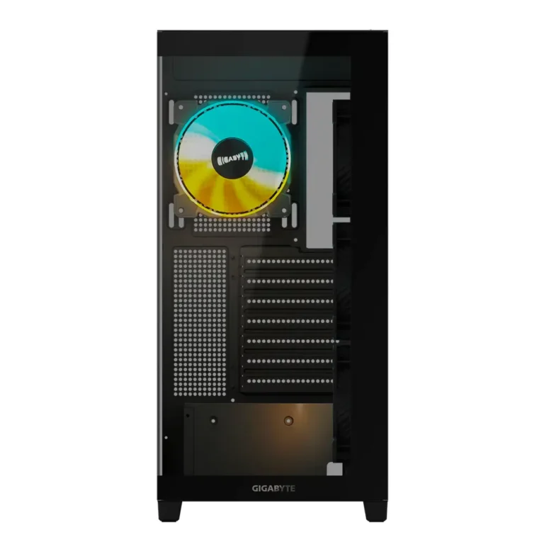 Panoramic Stealth Caja ATX Semitorre Gaming Sin Fuente Negra