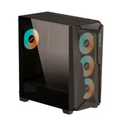 Gigabyte C301 Glass V2 Caja ATX Semitorre Gaming Sin Fuente Negra