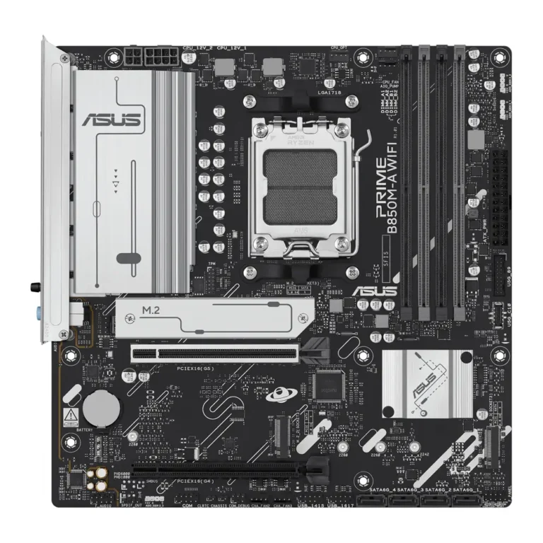 ASUS PRIME B850M-A WIFI AMD® B850 Zócalo AM5 Placa Base Gaming Micro ATX