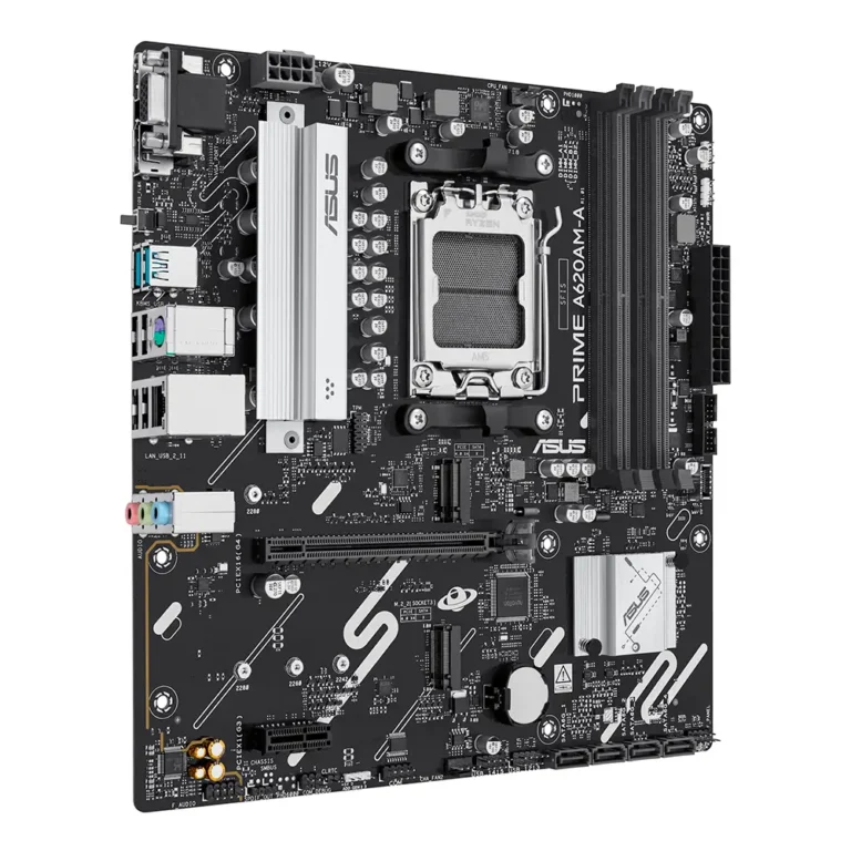 ASUS PRIME A620AM-A-CSM AMD® A620A DDR5-SDRAM Zócalo AM5 Placa Base Gaming Micro ATX