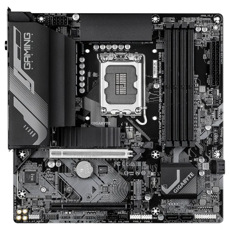 GIGABYTE B760M GAMING X WIFI6E GEN5 Intel® B760 LGA 1700 DDR5-SDRAM Placa Base Gaming Micro ATX
