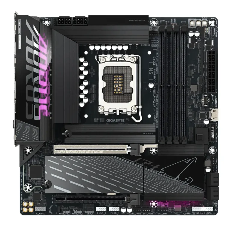GIGABYTE B860M AORUS ELITE WIFI6E Intel® B860 LGA1851 DDR5-SDRAM Placa Base Gaming Micro ATX