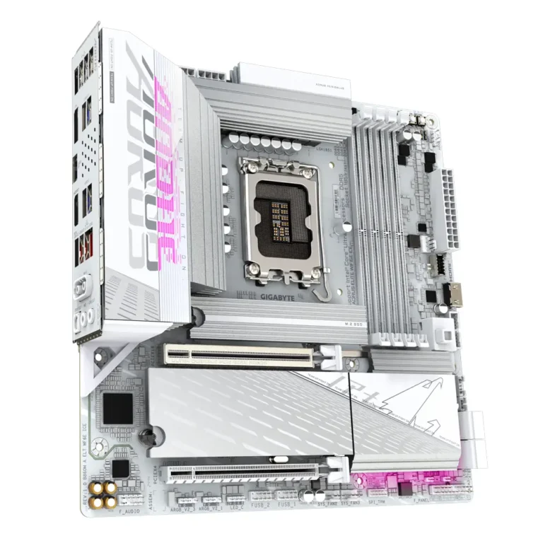 GIGABYTE B860M AORUS ELITE WIFI6E ICE Intel® B860 LGA1851 DDR5-SDRAM Placa Base Gaming Micro ATX