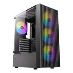 Antec AX27 RGB ELITE Caja Semitorre Gaming ATX Negra