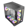 Antec C5 ARGB Caja Semitorre Gaming ATX Sin Fuente Negra