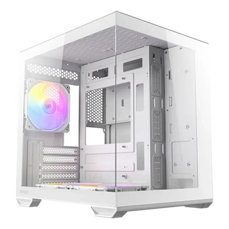 Antec CX60M A-RGB Caja Micro Torre ATX Sin Fuente Blanca