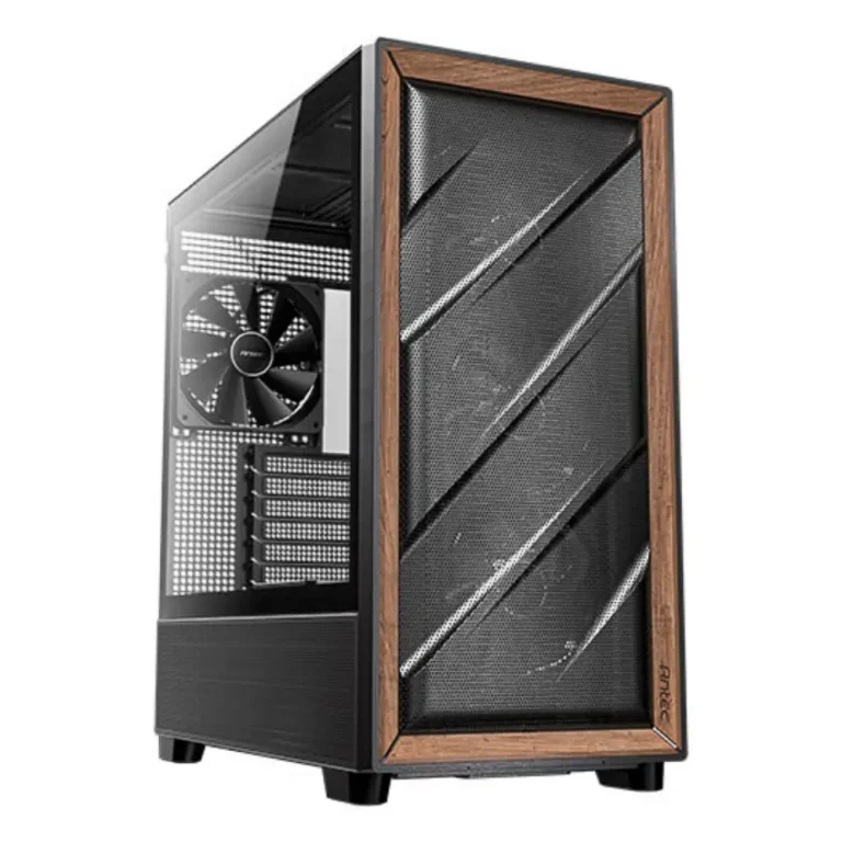 Antec FLUX BLACK Caja Semitorre E-ATX Gaming Sin Fuente