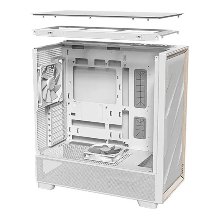 Antec FLUX WHITE Caja Torre E-ATX Gaming Blanca Sin Fuente