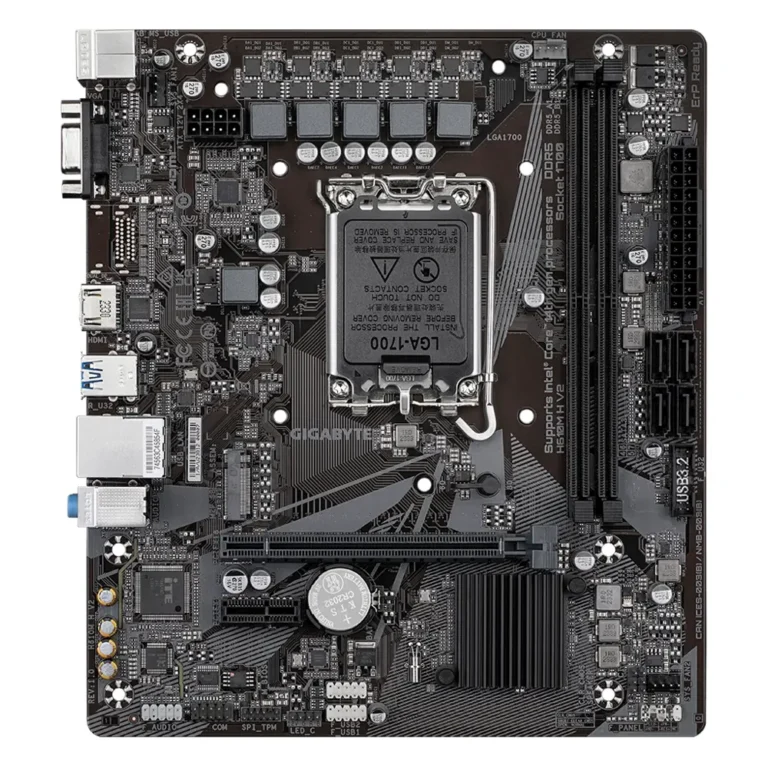 GIGABYTE H610M H V2 Intel® H610 DDR5-SDRAM LGA 1700 Placa Base Micro ATX