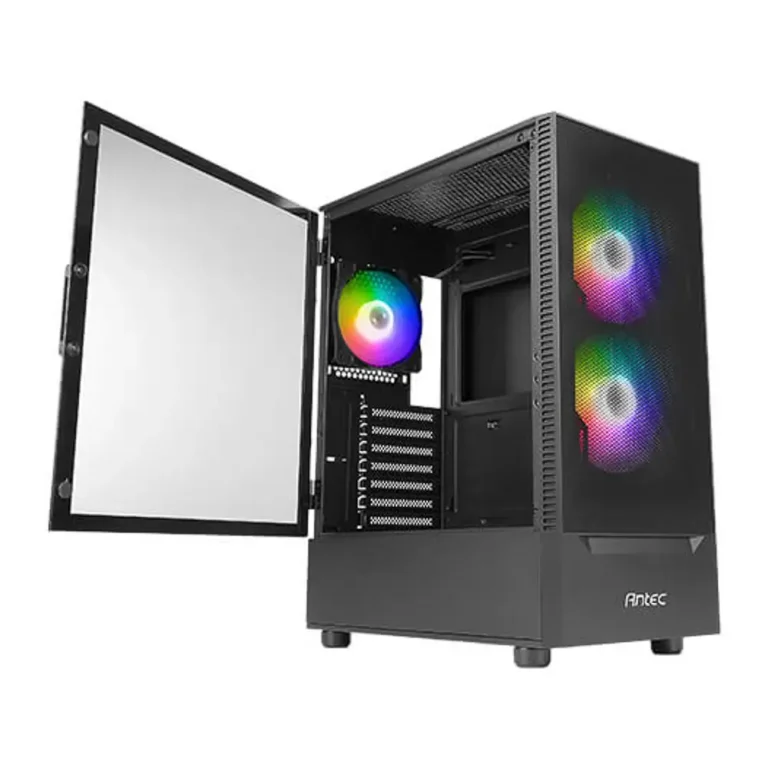 Antec NX410 RGB Caja Semitorre Gaming Negro Sin Fuente