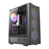 Antec VX310 ARGB Caja Semitorre Gaming ATX Negra Sin Fuente