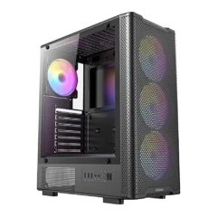 Antec VX310 ARGB Caja Semitorre Gaming ATX Negra Sin Fuente