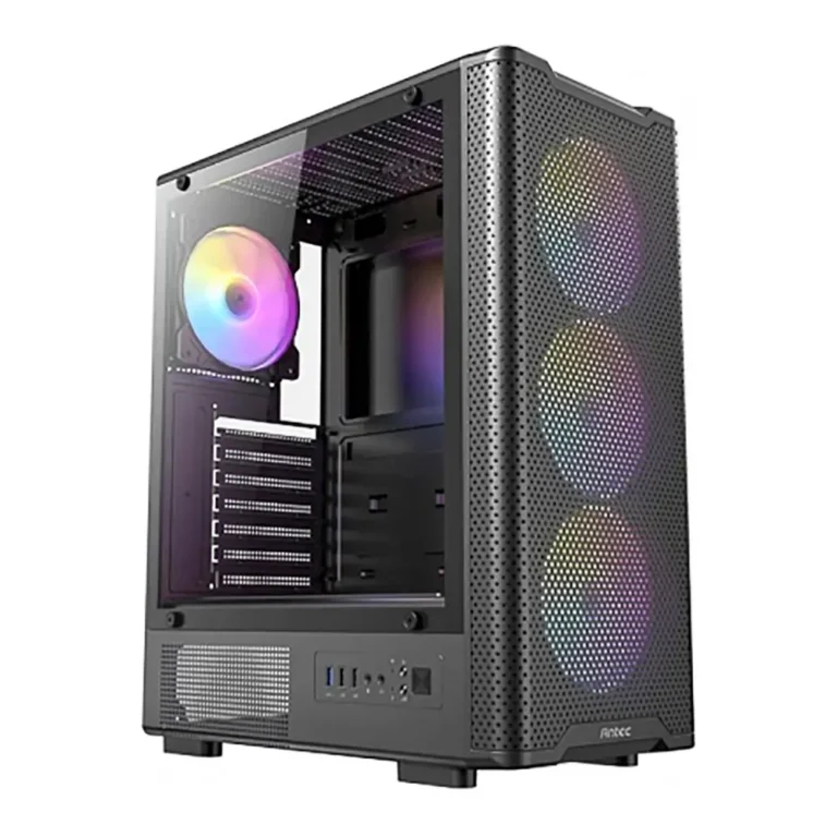 Antec VX310 ARGB Caja Semitorre Gaming ATX Negra Sin Fuente