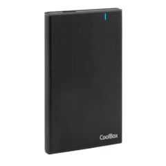 CoolBox SLIMCHASE A2540 Carcasa HDD/SSD 2.5" Aluminio Negro