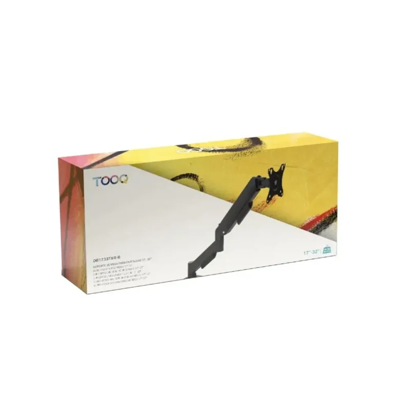 Tooq DB1733TNR Soporte Mesa para Pantallas 1 brazo 17-32" Negro