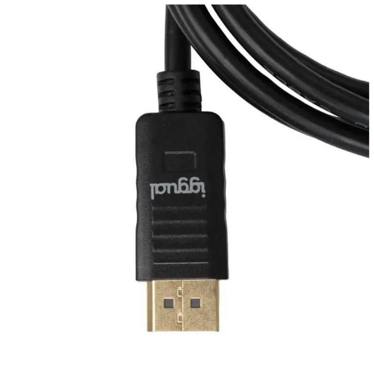 Iggual Cable DisplayPort (M - M) 1.2 4K@60hz Negro