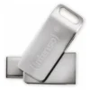 Intenso cMobile Line USB-A 3.0 + Type C Plata