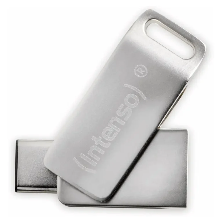 Intenso cMobile Line USB-A 3.0 + Type C Plata