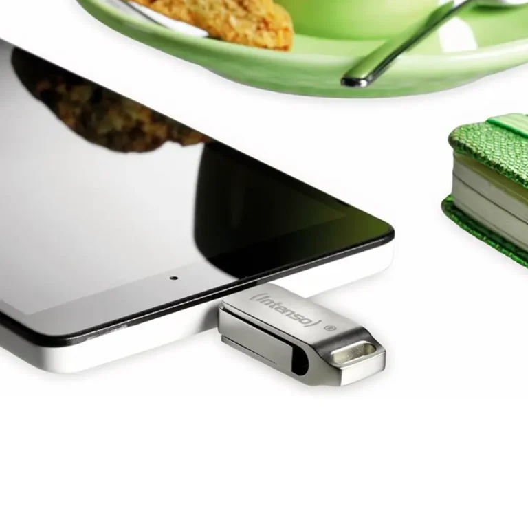 Intenso cMobile Line USB-A 3.0 + Type C Plata