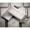 Intenso cMobile Line USB-A 3.0 + Type C Plata
