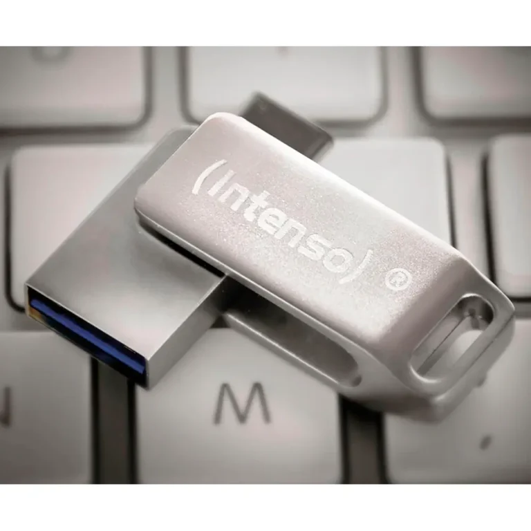 Intenso cMobile Line USB-A 3.0 + Type C Plata
