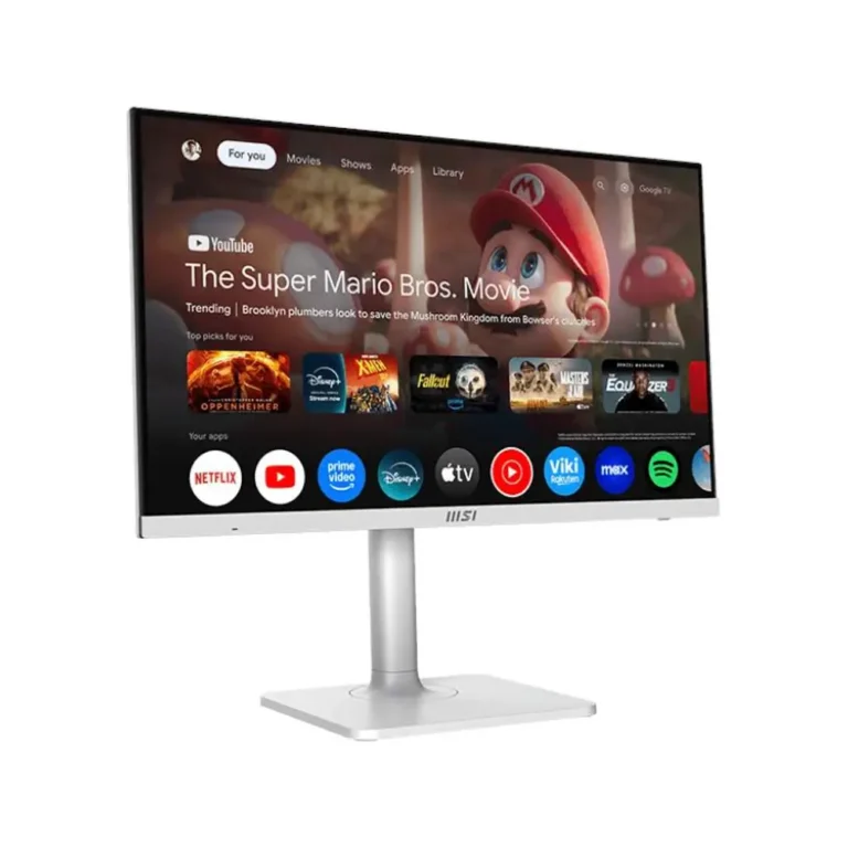 Msi MD272UPSW Smart Monitor 27" Google TV 4K Ultra HD Blanco