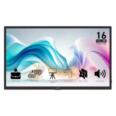 Msi PRO MP1655 E6 Monitor Portátil 15.6" IPS FHD USB-C Multimedia LED