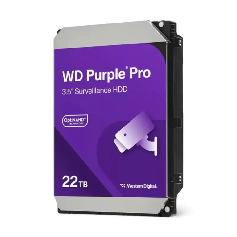 Western Digital Purple Pro WD221PURP 22TB 7200 RPM 512 MB 3.5" Serial ATA III