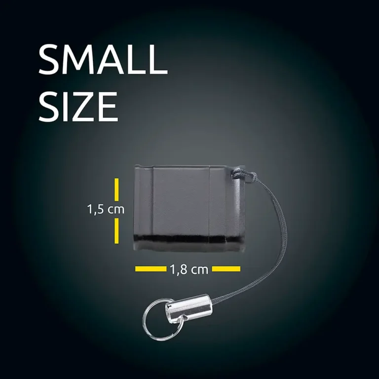 Intenso Slim Line Lápiz USB-A 3.2 Negro