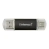 Intenso Twist Line Lápiz USB-A + USB-C 3.2 Antracita