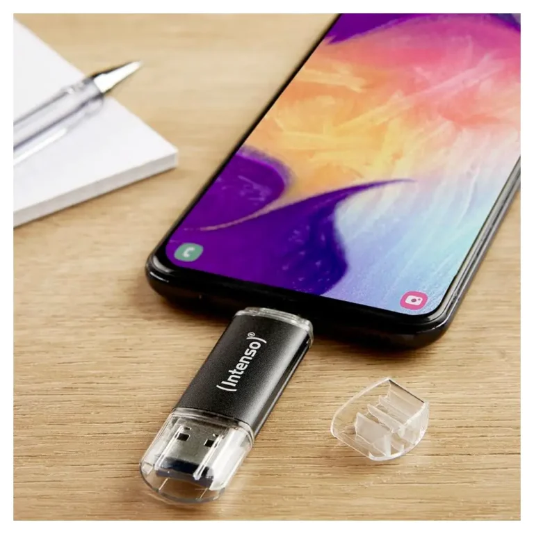 Intenso Twist Line Lápiz USB-A + USB-C 3.2 Antracita
