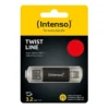 Intenso Twist Line Lápiz USB-A + USB-C 3.2 Antracita