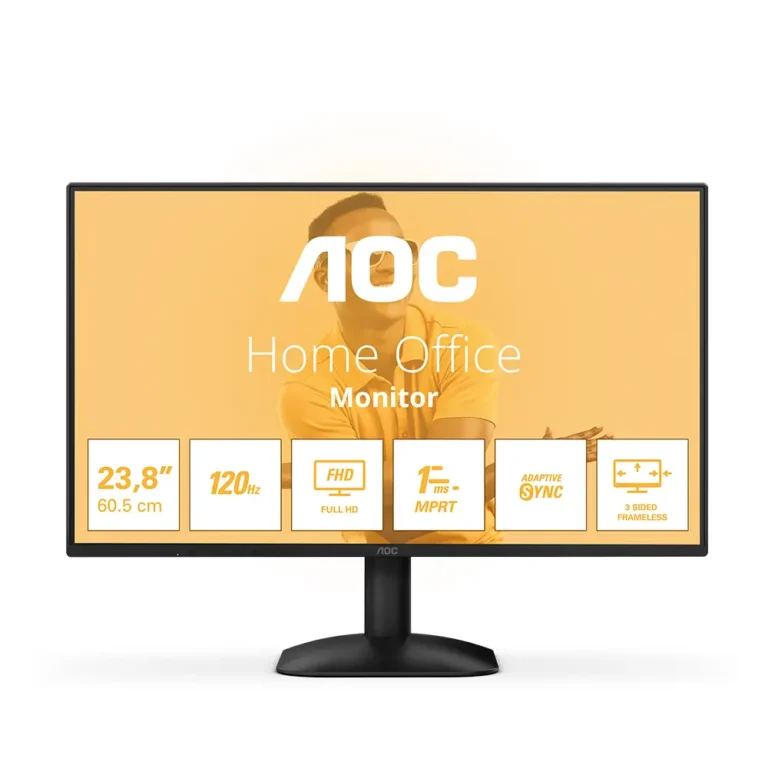 AOC 24B31H Monitor Profesional 23.8" FHD 120Hz 4ms Negro