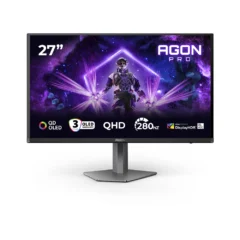 AOC AG276QZD2 Monitor Gaming 26.5" QHD MM 240Hz QD-OLED Regulable Negro