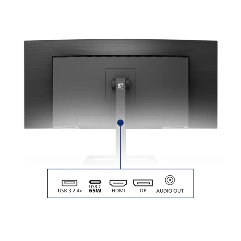 Philips 346E2CUAE Monitor Profesional 34" WQHD Multimedia Ultrapanorámico Curvo Negro