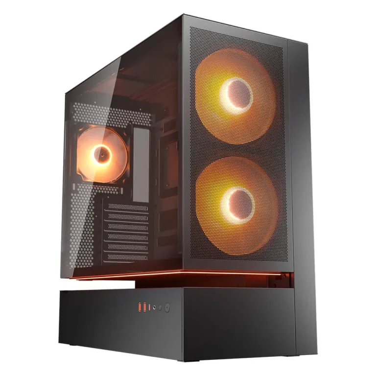 Cougar CFV235 Mesh Caja Semitorre Gaming Frontal Cristal Templado